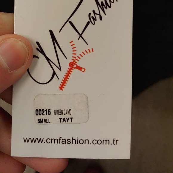 CM Fashion Womens Leggings, With Pockets--Green Camo - Picture 9 of 9